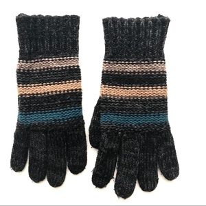 Free People Striped Gloves